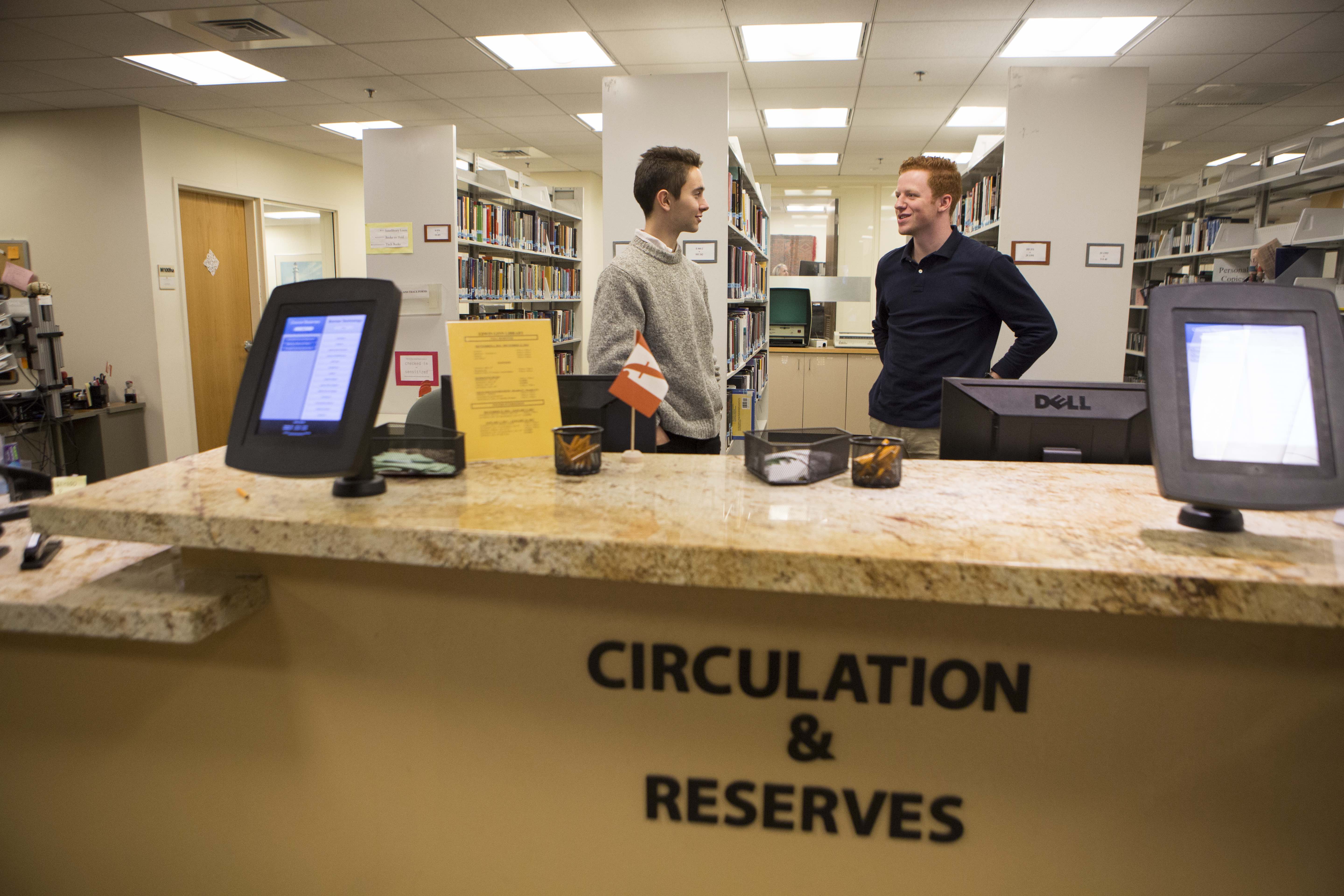 Ginn Behind the Desk Ginn Library